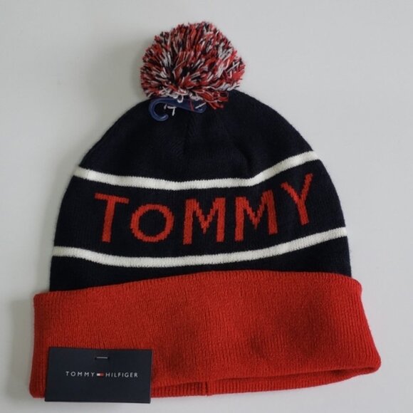 Tommy Hilfiger Men's Pom Beanie - Picture 2 of 4